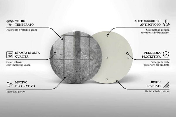 Tácek pod svíčku Textura betonového kamene ppzo-00027443
