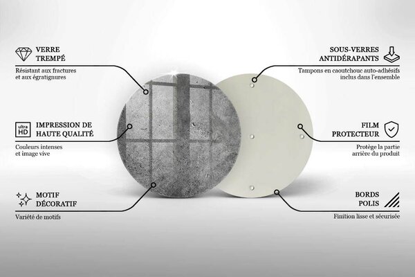 Tácek pod svíčku Textura betonového kamene ppzo-00027443