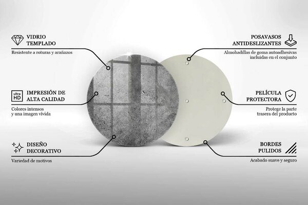 Tácek pod svíčku Textura betonového kamene ppzo-00027443