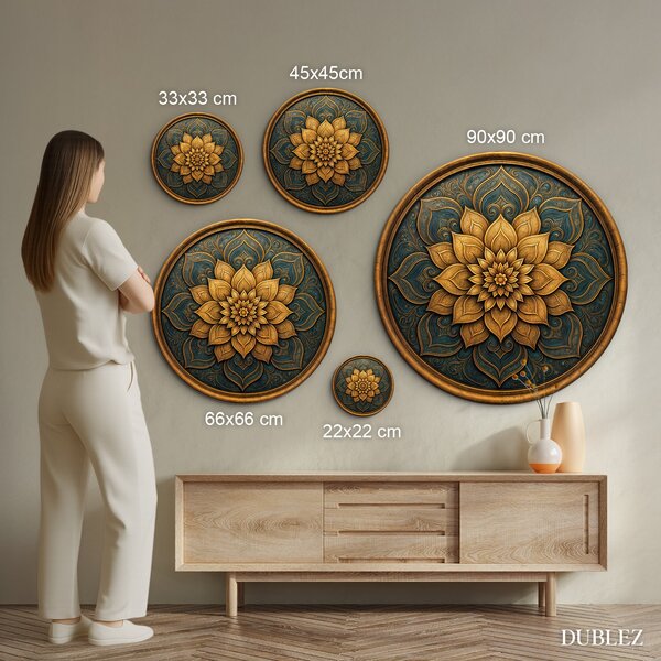 DUBLEZ | Mandala obraz - Intuice | UV tisk, Premium
