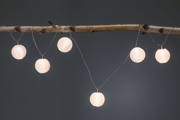 P 94166 Outdoor světelný řetěz Mobile Lampion IP44 7 lamp na baterie - PAULMANN