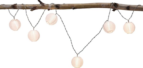 P 94166 Outdoor světelný řetěz Mobile Lampion IP44 7 lamp na baterie - PAULMANN
