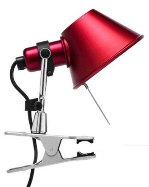 Nástěnná Svítidla Artemide, Červená, Hliník, Design