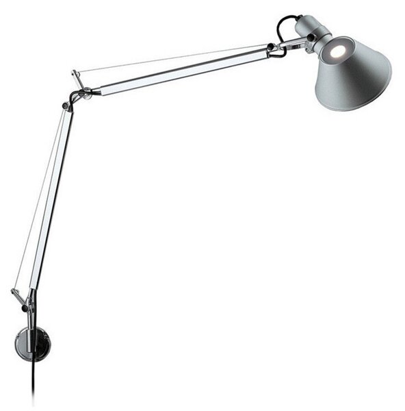 Nástěnná Svítidla Artemide, stmívatelné, Metalická, Pracovna, Hliník, Design