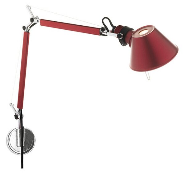 Nástěnná Svítidla Artemide, Červená, Pracovna, Hliník, Design