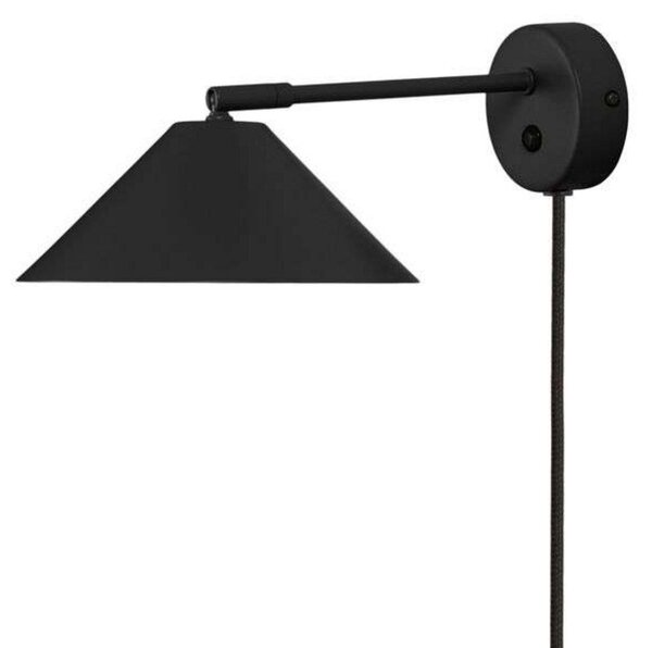 Nástěnná Svítidla Globen Lighting, Cannes, Černá, Obývací pokoj, Kov, Design