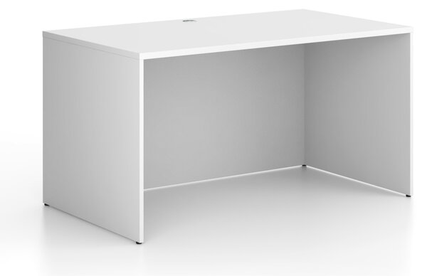 Kancelářský psací stůl FRAME, 140x80 cm, bílá