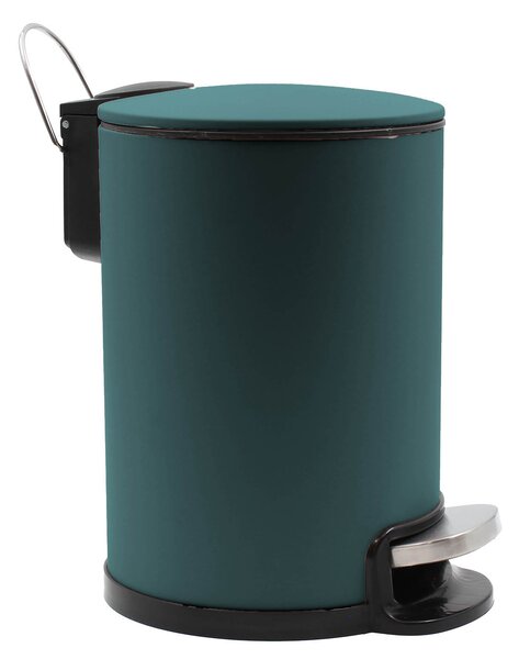 Koš s pedálem METALINE, 3 l, pomalu zavírající se