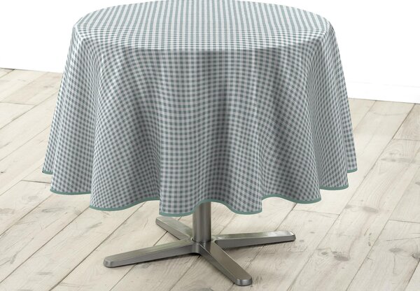 Kulatý ubrus MINI VICHY, Ø 160 cm, kostka