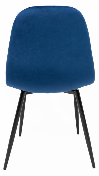 INLEA Jídelní židle 4 kusy POPPY - modrá