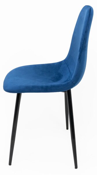 INLEA Jídelní židle 4 kusy POPPY - modrá