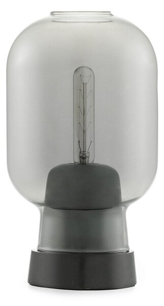 Stolní lampa Normann Copenhagen, Šedá, Obývací pokoj, Sklo