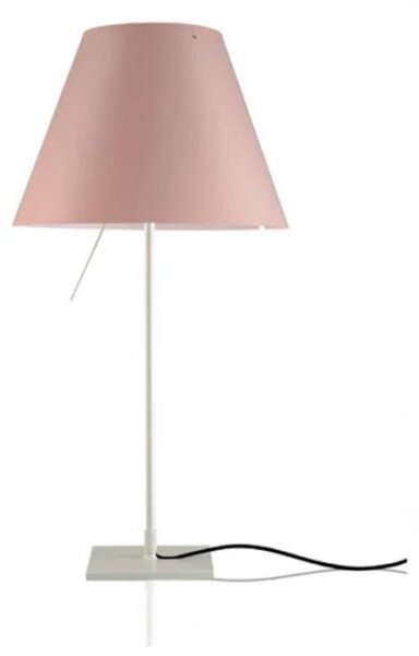 Stolní lampa Luceplan, Pudrová, Obývací pokoj, Hliník