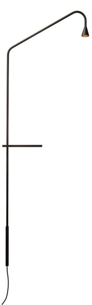 Stolní lampa Trizo21, Černá, Obývací pokoj, Mosaz