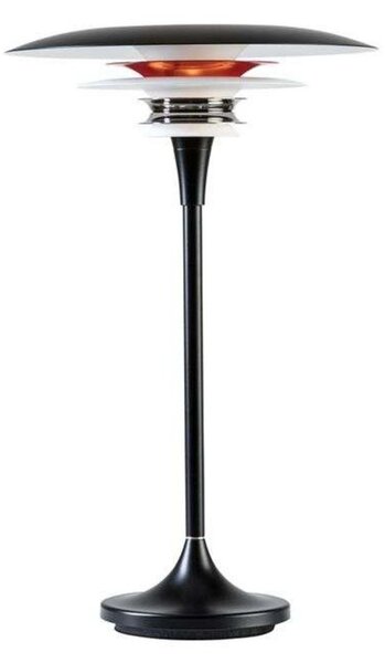 Diablo Stolní Lampa Ø30 Matt Matt Black/Glossy Red- Belid