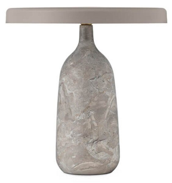 Stolní lampa Normann Copenhagen, Šedá, Obývací pokoj, Kov