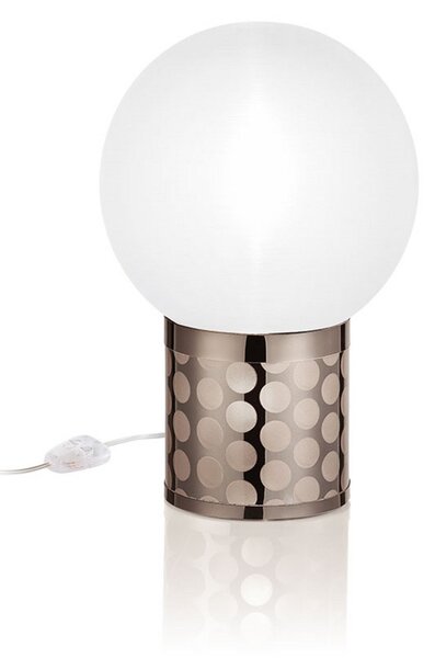 Stolní lampa Slamp, Šedá, Obývací pokoj, Plast