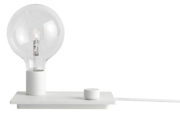 Stolní lampa Muuto, Bílá, Obývací pokoj, Hliník, Design