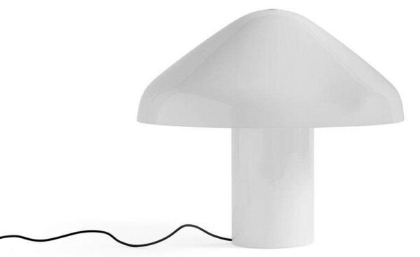 Stolní lampa HAY, stmívatelné, Bílá, Obývací pokoj, Sklo