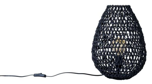 Stolní lampa Watt & Veke, Černá, Obývací pokoj, Papír / Karton, Skandinávský