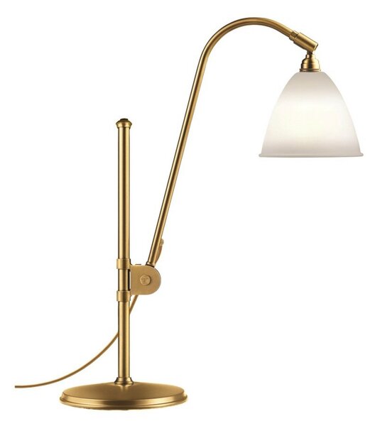 Stolní lampa GUBI, Zlatá / mosazná, Obývací pokoj, Kov