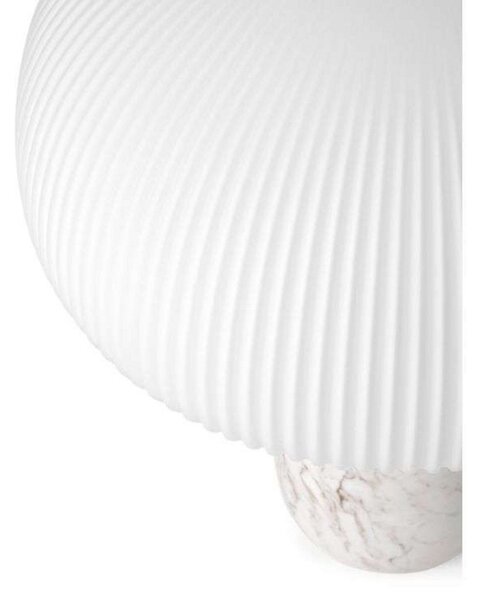 Stolní lampa Vipp, stmívatelné, Bílá, Obývací pokoj, Sklo