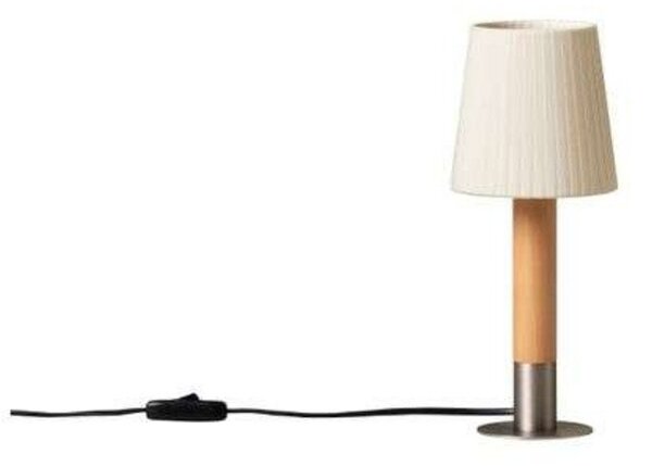 Stolní lampa Santa & Cole, stmívatelné, Béžová, Obývací pokoj, Dřevo
