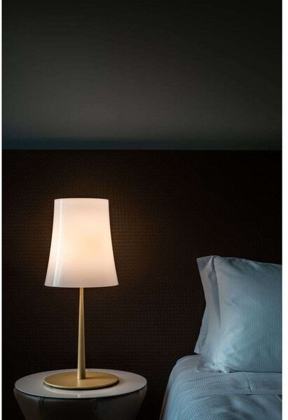 Stolní lampa Foscarini, Žlutá, Obývací pokoj, Kov