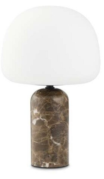 Stolní lampa Northern, stmívatelné, Hnědá / Rezavá, Obývací pokoj, Sklo