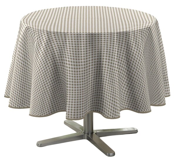 Kulatý ubrus MINI VICHY, Ø 160 cm, kostka