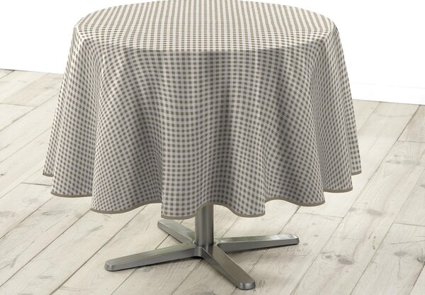 Kulatý ubrus MINI VICHY, Ø 160 cm, kostka