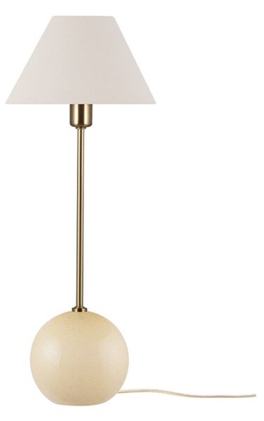 Stolní lampa Globen Lighting, IRIS, Béžová, Obývací pokoj, Sklo, Vintage