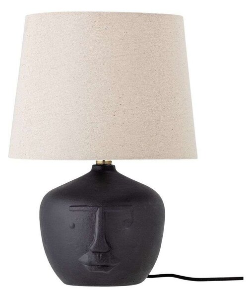 Stolní lampa Bloomingville, Černá, Obývací pokoj, Tkanina / Textil