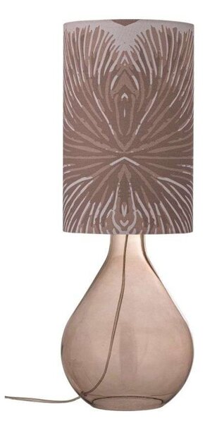 Stolní lampa Bloomingville, Hnědá / Rezavá, Obývací pokoj, Sklo