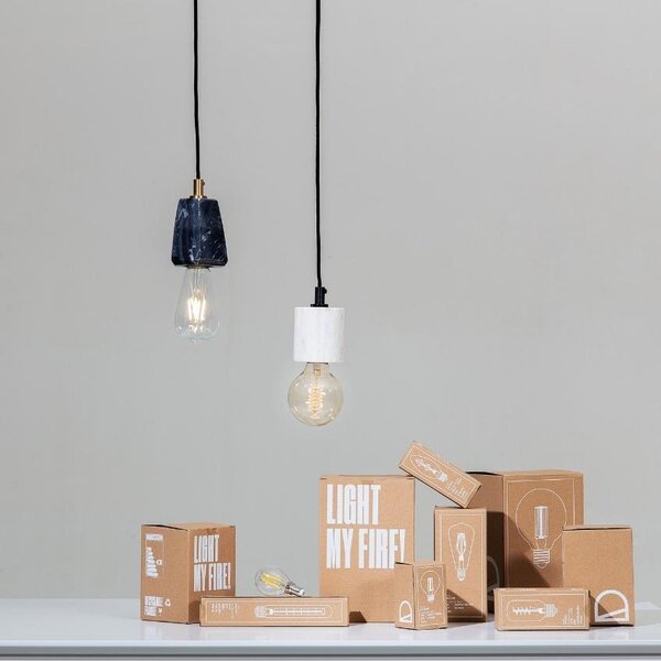 Transparentní LED žárovka Kave Home Bulb 6W E27