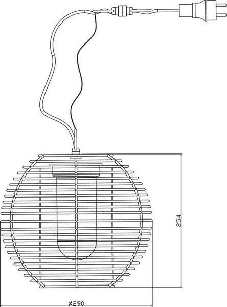 IMPR 836020 Kapego dekorativní svítidlo Velorum 230V E27 1x max. 18W černá - DEKOLIGHT