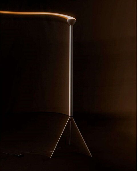 Stojací Lampa FLOS, Bílá, Obývací pokoj, Kov
