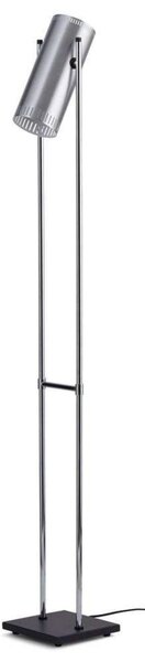 Stojací Lampa Warm Nordic, Trombone, Metalická, Obývací pokoj, Hliník, Design