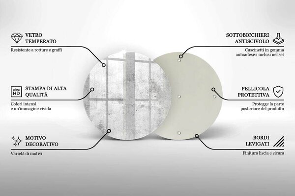 Podtácek pod svíčky Betonová textura ppzo-00088279