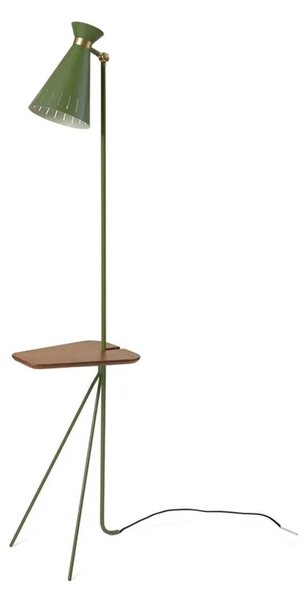 Stojací Lampa Warm Nordic, Zelená, Obývací pokoj, Kov