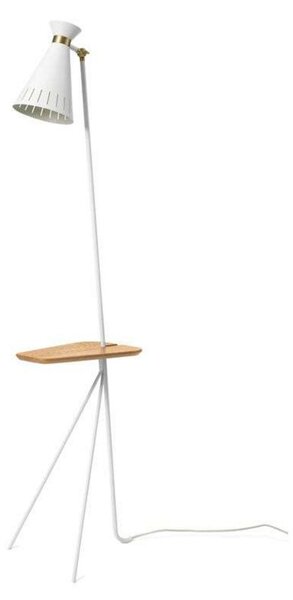 Stojací Lampa Warm Nordic, Cone, Bílá, Obývací pokoj, Kov, Vintage