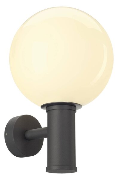 LA 1002002 GLOO PURE WL, venkovní nástěnné nástavbové svítidlo, E27, antracit, IP44 - BIG WHITE (SLV)