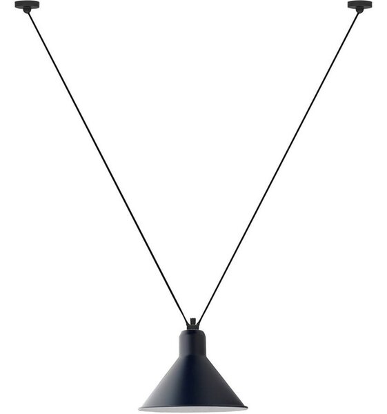 Závěsná svítidlo Lampe Gras, Modrá, Obývací pokoj, Kov
