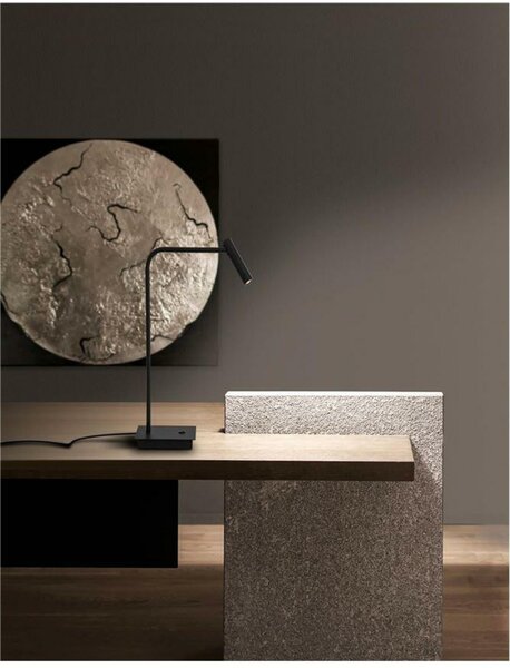 Nova Luce Moderní stolní LED lampa Sicily s nastavitelným spotem NV 7140182