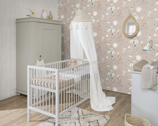 RASCH | Vliesová tapeta na zeď Kids World 2 301939 | 0,53 x 10,05 m | šedá