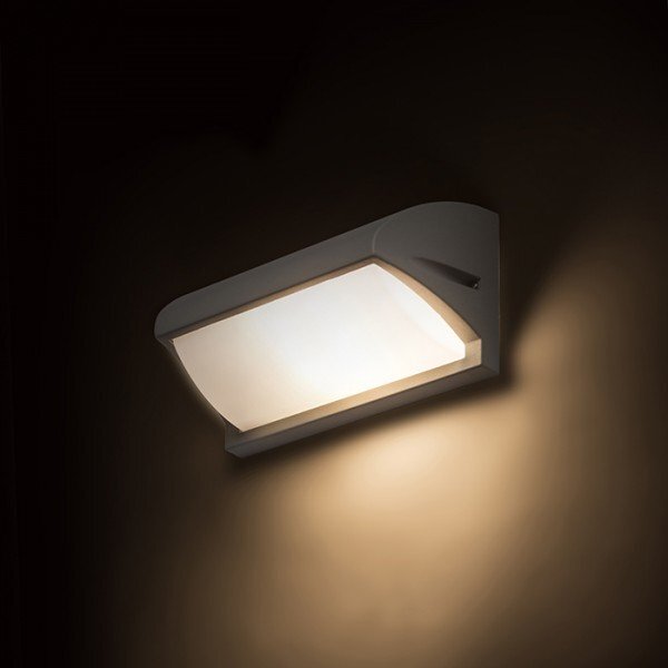 MORA nástěnná stříbrnošedá 230V E27 18W IP54 - RED - DESIGN RENDL
