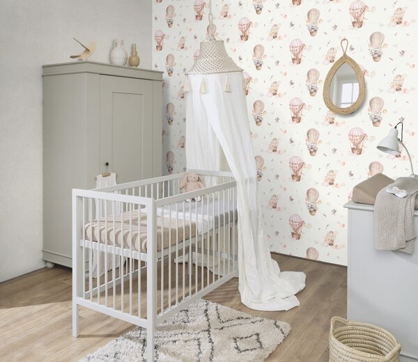 RASCH | Vliesová tapeta na zeď Kids World 2 300529 | 0,53 x 10,05 m | bílá