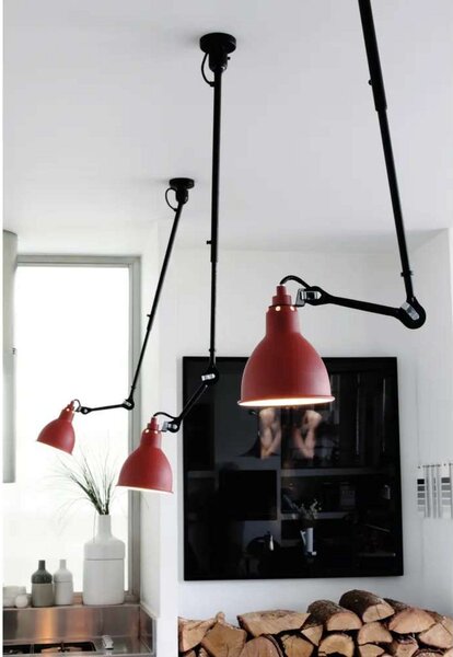 Stropní Lampa Lampe Gras, Červená, Obývací pokoj, Kov