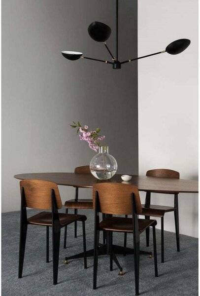 Stropní Lampa Watt & Veke, stmívatelné, Černá, Obývací pokoj, Kov, Moderní