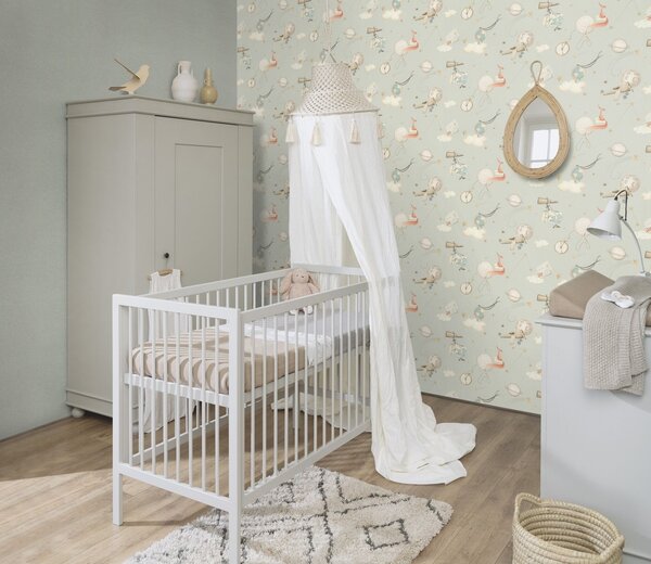 RASCH | Vliesová tapeta na zeď Kids World 2 252835 | 0,53 x 10,05 m | šedá